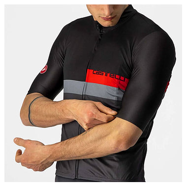 BLOCCO JERSEY-LIGHT BLACK/RED-DARK GRAY