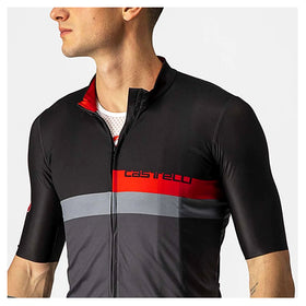 BLOCCO JERSEY-LIGHT BLACK/RED-DARK GRAY