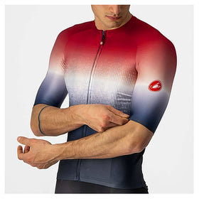 AERO RACE 6.0 JERSEY-SAVILE BLUE/PRO RED