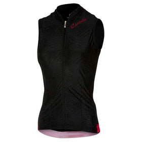 BELLISSIMA SLEEVELESS JERSEY-BLACK/RED