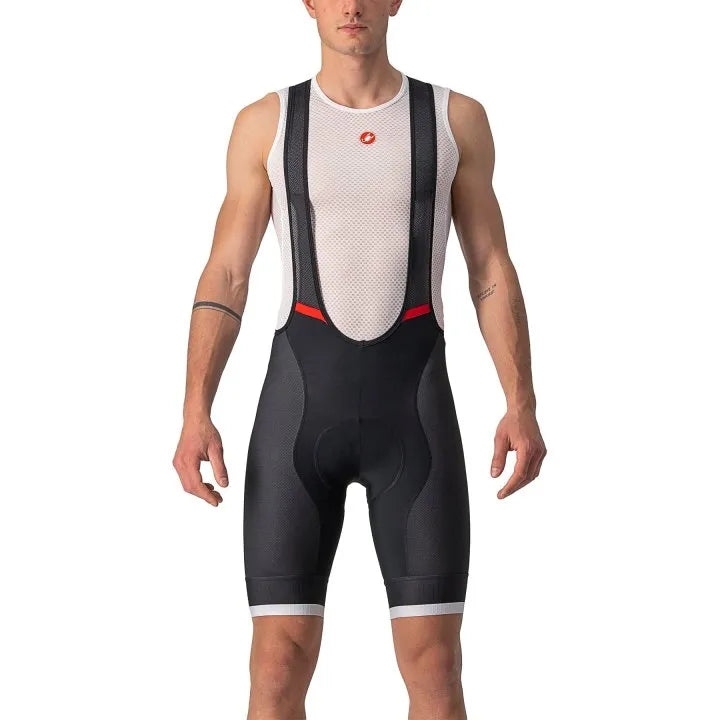 COMPETIZIONE KIT BIBSHORT-BLACK/SILVER GRAY