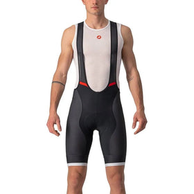 COMPETIZIONE KIT BIBSHORT-BLACK/SILVER GRAY