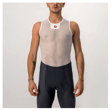 CORE MESH 3 BASELAYER - SLEEVELESS-WHITE