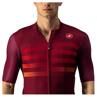 ENDURANCE PRO JERSEY-BORDEAUX/RED-ORANGE