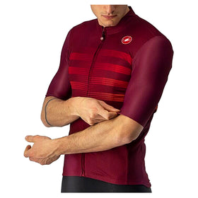 ENDURANCE PRO JERSEY-BORDEAUX/RED-ORANGE