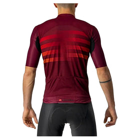 ENDURANCE PRO JERSEY-BORDEAUX/RED-ORANGE