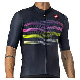 ENDURANCE PRO JERSEY-SAVILE BLUE/PINK-ELECTRIC LIME