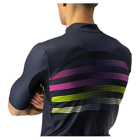 ENDURANCE PRO JERSEY-SAVILE BLUE/PINK-ELECTRIC LIME