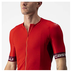 ENTRATA VI JERSEY-RED/BORDEAUX-IVORY