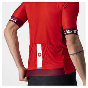 ENTRATA VI JERSEY-RED/BORDEAUX-IVORY