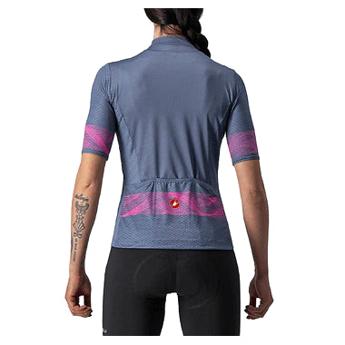 FENICE JERSEY-LIGHT STEEL BLUE/PINK FLUO