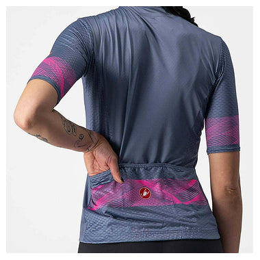 FENICE JERSEY-LIGHT STEEL BLUE/PINK FLUO