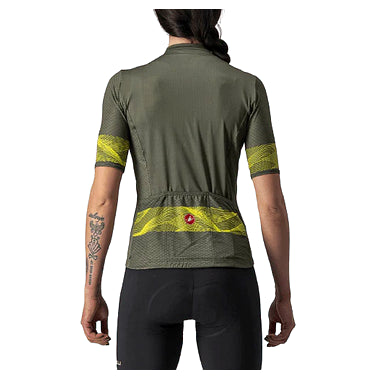 FENICE JERSEY-MILITARY GREEN/SULPHUR