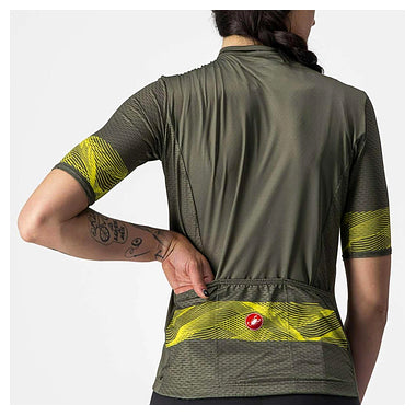 FENICE JERSEY-MILITARY GREEN/SULPHUR