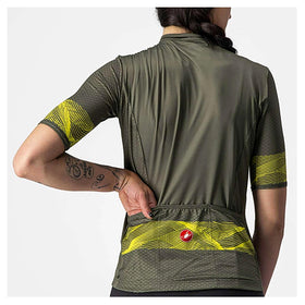 FENICE JERSEY-MILITARY GREEN/SULPHUR