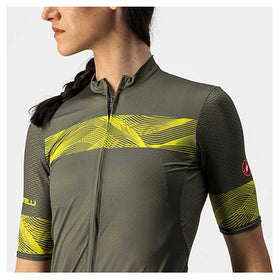 FENICE JERSEY-MILITARY GREEN/SULPHUR