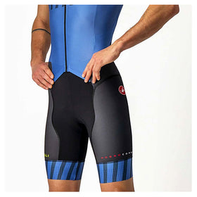 FREE SANREMO 2 SUIT SHORT SLEEVE-COBALT BLUE/ELECTRIC LIME