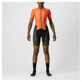 FREE SANREMO 2 W SUIT SHORT SLEEVES-CORAL FLASH