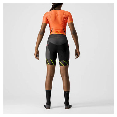 FREE SANREMO 2 W SUIT SHORT SLEEVES-CORAL FLASH