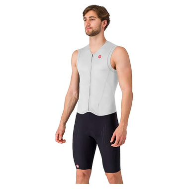 FREE SANREMO 3 SUIT SLEEVELESS-WHITE/BLACK