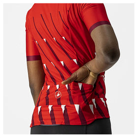 PENDIO JERSEY-RED/BORDEAUX-WHITE