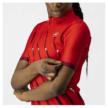 PENDIO JERSEY-RED/BORDEAUX-WHITE