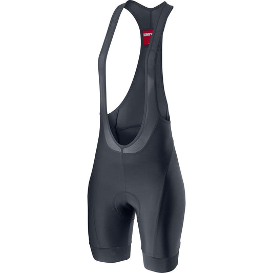 PRIMA BIBSHORT-DARK STEEL BLUE/BRILLIANT PINK