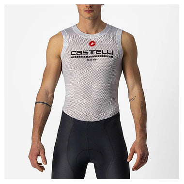 PRO MESH SLEEVELESS BASELAYER-SILVER GRAY