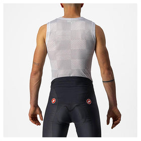PRO MESH SLEEVELESS BASELAYER-SILVER GRAY