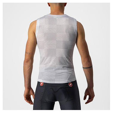 PRO MESH SLEEVELESS BASELAYER-SILVER GRAY