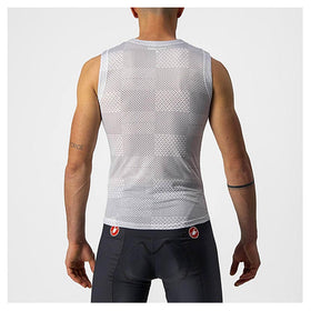PRO MESH SLEEVELESS BASELAYER-SILVER GRAY