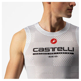 PRO MESH SLEEVELESS BASELAYER-SILVER GRAY