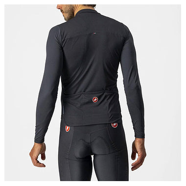 PROLOGO 7 LONG SLEEVE JERSEY-LIGHT BLACK/SILVER GRAY-IVORY