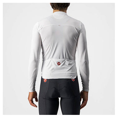 PROLOGO 7 LONG SLEEVE JERSEY-IVORY/LIGHT BLACK-RED