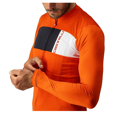 PROLOGO 7 JERSEY-FIERY RED/LIGHT BLACK-IVORY