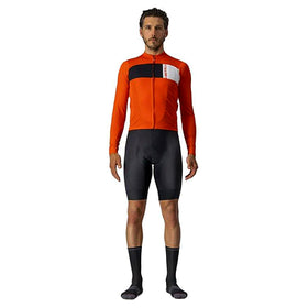 PROLOGO 7 LONG SLEEVE JERSEY-IVORY/LIGHT BLACK-RED