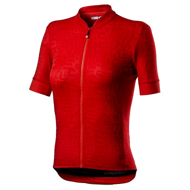 PROMESSA JACQUARD JERSEY-RED