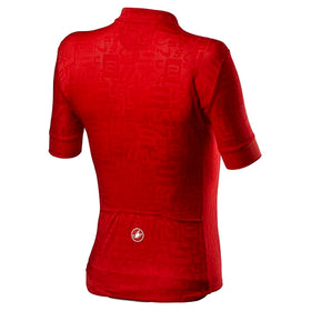 PROMESSA JACQUARD JERSEY-RED