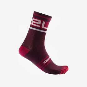 PROLOGO 15 SOCK-BORDEAUX/WHITE