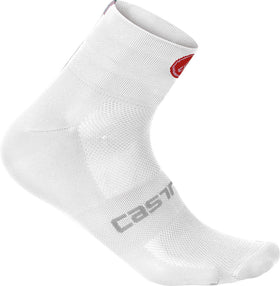 QUATTRO 6 SOCK-WHITE