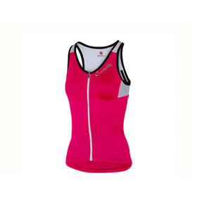 SOLARE TOP-RASPBERRY/WHITE/BLACK