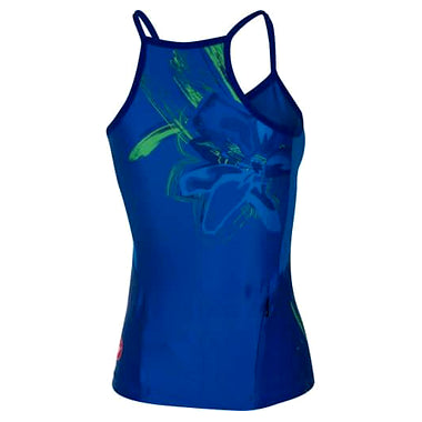 SPAGHETTINO TOP-MATTE BLUE/KELLY GREEN