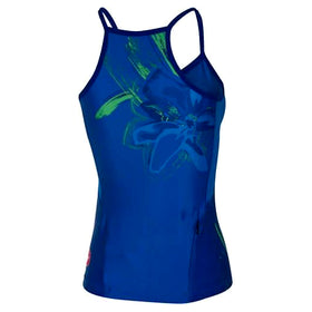SPAGHETTINO TOP-MATTE BLUE/KELLY GREEN
