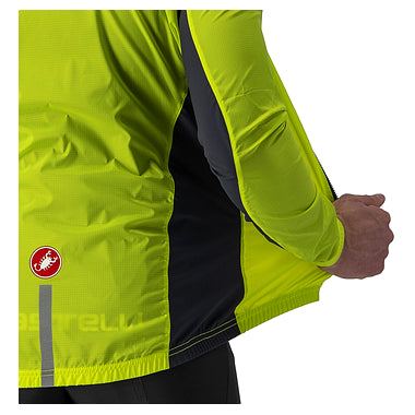 SQUADRA STRETCH JACKET (WINTER)-ELECTRIC LIME/DARK GRAY