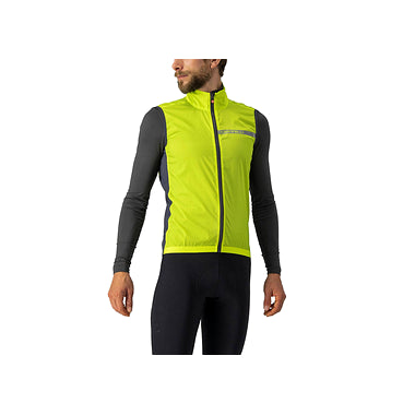 SQUADRA STRETCH VEST (WINTER)-ELECTRIC LIME/DARK GRAY