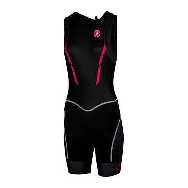 FREE W TRI ITU SUIT-BLACK/PINK FLUO