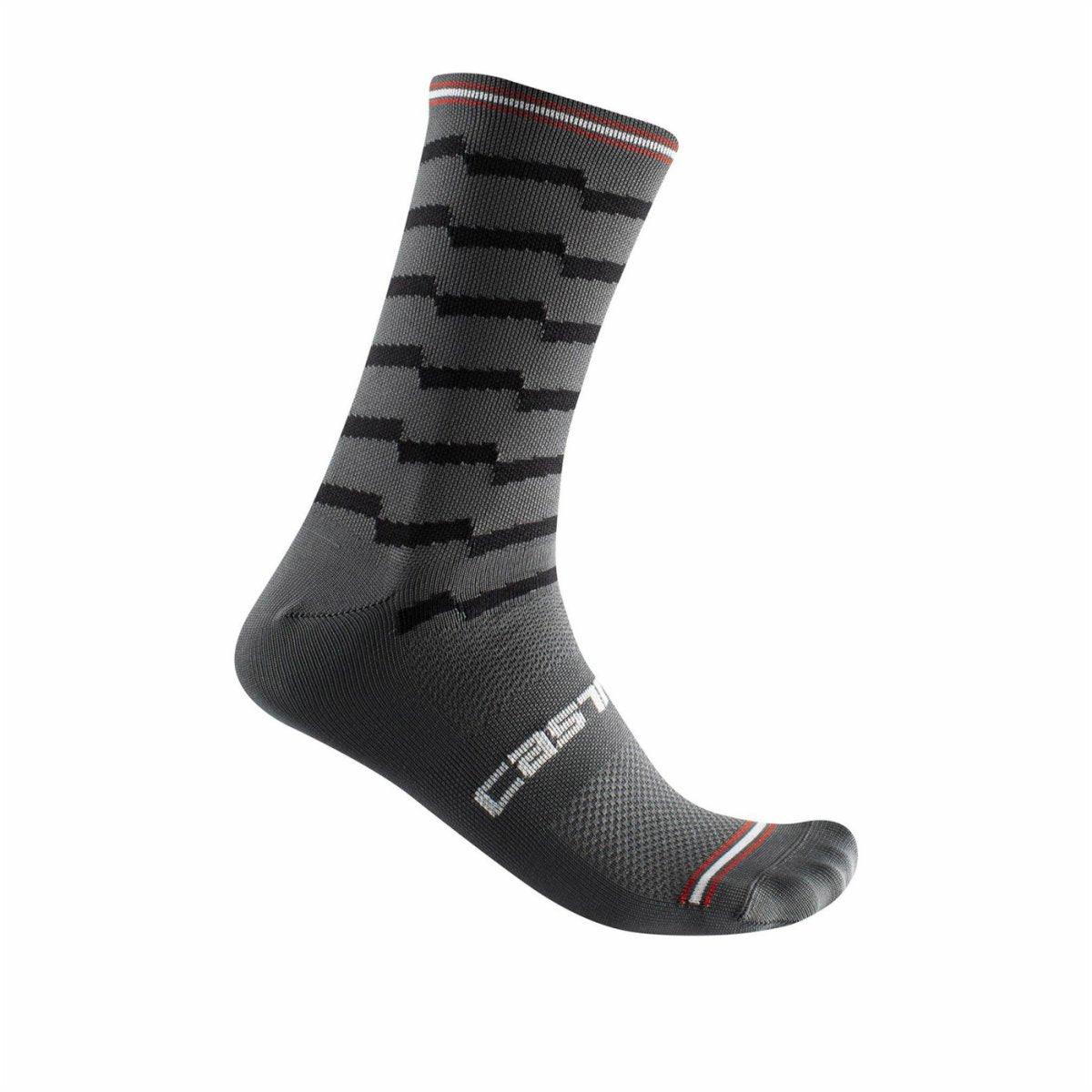 UNLIMITED 18 SOCK-DARK GRAY/BLACK