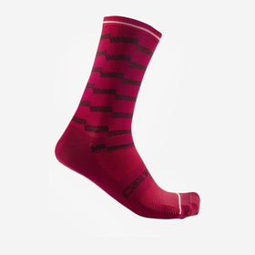 UNLIMITED 18 SOCK-DARK RED/BORDEAUX