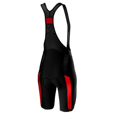 VELOCISSIMA 2 BIBSHORT-BLACK/RED