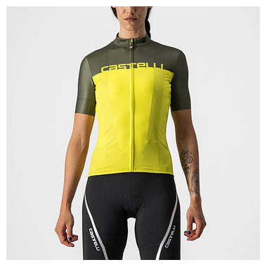 VELOCISSIMA JERSEY-SULPHUR/MILITARY GREEN